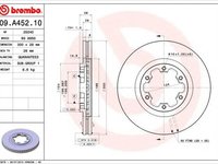 Disc frana NISSAN PATHFINDER II R50 BREMBO 09A45210