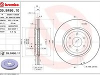 Disc frana NISSAN PATHFINDER III R51 BREMBO 09B49610