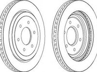 Disc frana NISSAN PATHFINDER III R51 FERODO DDF1611