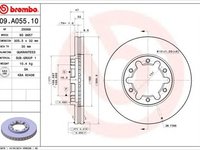 Disc frana NISSAN PATROL GR V Wagon Y61 BREMBO 09A05510