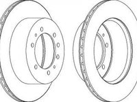 Disc frana NISSAN PATROL GR V Wagon Y61 FERODO DDF976