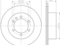 Disc frana NISSAN PATROL II platou / sasiu (Y61) - OEM - MEYLE ORIGINAL GERMANY: 36-155230039 - W02386142 - LIVRARE DIN STOC in 24 ore!!!