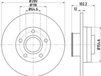 Disc frana NISSAN PRIMASTAR bus X83 TEXTAR 92153703