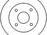 Disc frana NISSAN PRIMERA Break (W10), NISSAN PRIMERA (P11), NISSAN PRIMERA Hatchback (P11) - MAPCO 45511