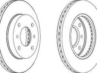 Disc frana NISSAN PRIMERA Hatchback P10 FERODO DDF260