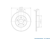 Disc frana Nissan PRIMERA Hatchback (P12) 2002-2016 #2 08946120