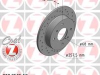 Disc frana NISSAN PRIMERA (P10), NISSAN PRIMERA Hatchback (P10), NISSAN PRIMERA Break (W10) - ZIMMERMANN 200.2505.52