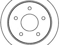 Disc frana NISSAN PRIMERA (P11), NISSAN PRIMERA Hatchback (P11), NISSAN ALMERA TINO (V10) - JURID 562264J