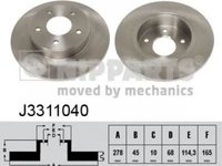 Disc frana NISSAN PRIMERA P12 NIPPARTS J3311040