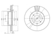 Disc frana NISSAN PRIMERA Traveller W10 DELPHI BG2567