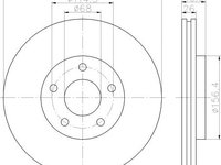 Disc frana NISSAN PULSAR hatchback (C13) - OEM - QUARO: QD9121 - Cod intern: W02605237 - LIVRARE DIN STOC in 24 ore!!!