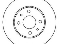 Disc frana NISSAN PULSAR I hatchback (N15), NISSAN SENTRA I (N15) - JURID 562024J