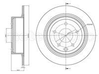 Disc frana NISSAN QASHQAI QASHQAI +2 J10 JJ10 METELLI 230903C