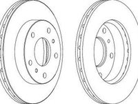 Disc frana NISSAN SERENA C23M FERODO DDF1356