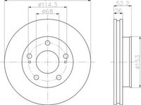 Disc frana NISSAN SERENA C23M HELLA 8DD355104561