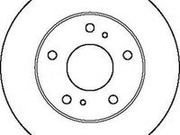 Disc frana NISSAN SERENA (C23M), NISSAN DATSUN 180 B limuzina (PL810), NISSAN VANETTE CARGO caroserie (HC 23) - JURID 562115J