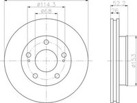 Disc frana NISSAN SERENA C23M TEXTAR 92074800