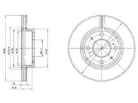 Disc frana NISSAN SUNNY III N14 DELPHI BG2565