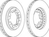 Disc frana NISSAN TERRANO I WD21 FERODO DDF464