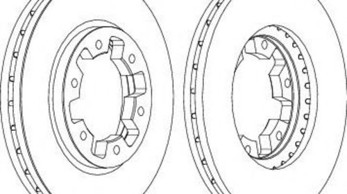 Disc frana NISSAN TERRANO II (R20) (1992 - 20