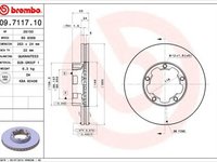 Disc frana NISSAN TRADE bus BREMBO 09711710