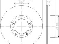 Disc frana NISSAN TRADE bus, NISSAN TRADE platou / sasiu, NISSAN TRADE caroserie - TEXTAR 92174603