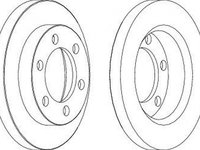 Disc frana NISSAN TRADE caroserie inchisa combi FERODO DDF1016