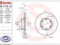 Disc frana NISSAN TRADE platou sasiu BREMBO 09711810