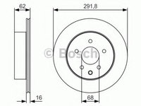 Disc frana NISSAN X-TRAIL (T30) (2001 - 2013) Bosch 0 986 479 S31