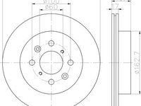 Disc frana OPEL ADAM - OEM - QUARO: QD2119 - Cod intern: W02605863 - LIVRARE DIN STOC in 24 ore!!!