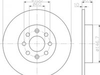 Disc frana OPEL ADAM TEXTAR 92145903