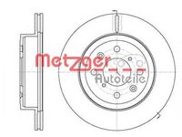 Disc frana OPEL AGILA B H08 METZGER 61038.1