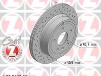 Disc frana OPEL ANTARA, CHEVROLET CAPTIVA (C100, C140), VAUXHALL ANTARA (J26, H26) - ZIMMERMANN 430.2613.52