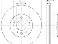 Disc frana OPEL ANTARA, CHEVROLET CAPTIVA (C100, C140), VAUXHALL ANTARA (J26, H26) - HELLA PAGID 8DD 355 114-401