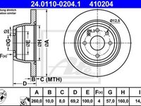 Disc frana OPEL ASTRA F 56 57 ATE 24011002041