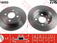 Disc frana OPEL ASTRA F CLASSIC combi TRW DF4050