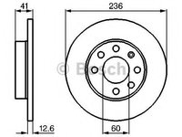 Disc frana OPEL ASTRA F Hatchback (53, 54, 58, 59) (1991 - 1998) BOSCH 0 986 479 B20 piesa NOUA