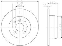 Disc frana OPEL ASTRA F/VECTRA A 1,8-2,0 2 - OEM - MEYLE ORIGINAL GERMANY: 6155236007|6155236007 - W02297191 - LIVRARE DIN STOC in 24 ore!!!