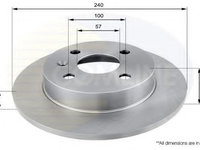 Disc frana OPEL ASTRA G Cabriolet (F67) (2001 - 2005) COMLINE ADC1106