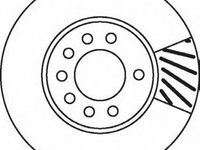 Disc frana OPEL ASTRA G cupe (F07_) (2000 - 2005) JURID 562070JC