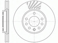 Disc frana OPEL ASTRA H GTC (L08) (2005 - 2016) REMSA 6584.10 piesa NOUA