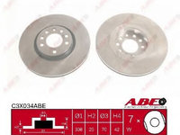 Disc frana OPEL ASTRA H (L48) (2004 - 2016) ABE C3X034ABE piesa NOUA