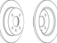 Disc frana OPEL ASTRA H L48 FERODO DDF1043