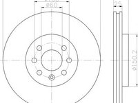 Disc frana OPEL ASTRA H (L48), OPEL ASTRA H combi (L35), VAUXHALL ASTRA Mk V (H) hatchback - MINTEX MDC1703