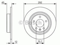 Disc frana OPEL ASTRA J - Cod intern: W20270214 - LIVRARE DIN STOC in 24 ore!!!