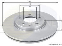 Disc frana OPEL ASTRA J Sports Tourer (2010 - 2016) COMLINE ADC1153V