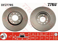 Disc frana Opel CALIBRA A (85_) 1990-1997 #3 09699710