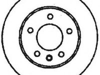 Disc frana OPEL CALIBRA A (85_), OPEL VECTRA A (86_, 87_), VAUXHALL CALIBRA - JURID 561695J