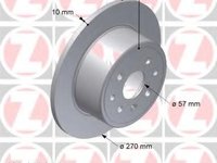 Disc frana OPEL CALIBRA A (85_), OPEL VECTRA A (86_, 87_), OPEL VECTRA A hatchback (88_, 89_) - ZIMMERMANN 430.1464.00