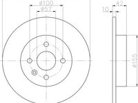 Disc frana OPEL COMBO (71_) - OEM - MEYLE ORIGINAL GERMANY: 6155236043|615 523 6043 - W02101535 - LIVRARE DIN STOC in 24 ore!!!